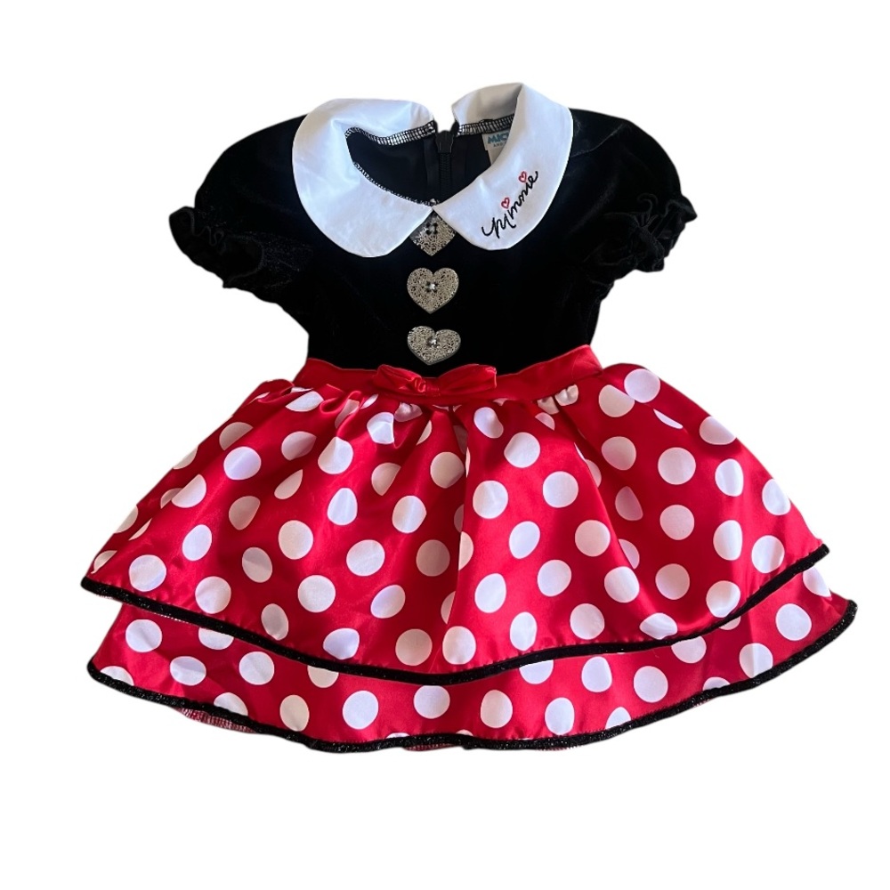 Minnie Mouse Costume Dress Up Little Girls Dress